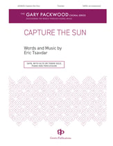 Capture the Sun SATB choral sheet music cover